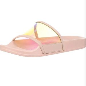 Qupid Women's Pool Slide Slipper